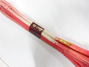 未使用品　正絹　手組帯締め